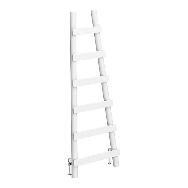 Arezzo White Leaning Ladder 1600 X 600 Heated Towel Rail 3 Arezzo White Leaning Ladder 1600 X 600 Heated Towel Rail