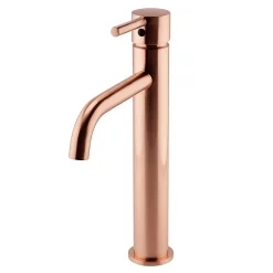 Arezzo Round Rose Gold High Rise Mono Basin Mixer Tap 11 Arezzo Round Rose Gold High Rise Mono Basin Mixer Tap -Bathroom Extractor Fans Sales azrghrt nd2