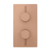 Arezzo Rose Gold Round Modern Twin Concealed Shower Valve -Bathroom Extractor Fans Sales azrgsvnwd5