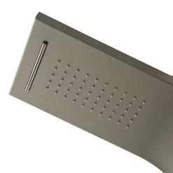 Arezzo Shower Tower Panel - Stainless Steel (Thermostatic) -Bathroom Extractor Fans Sales azstp5ss d2