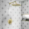Arezzo Brushed Brass Round Concealed Dual Thermostatic Shower Valve -Bathroom Extractor Fans Sales azsv4bb d3