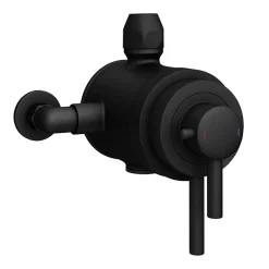 Arezzo Matt Black Round Exposed Dual Thermostatic Shower Valve 6 Arezzo Matt Black Round Exposed Dual Thermostatic Shower Valve -Bathroom Extractor Fans Sales azsv4mbe l
