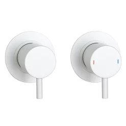 Arezzo Matt White Concealed Individual Diverter + Thermostatic Control Shower Valve 8 Arezzo Matt White Concealed Individual Diverter + Thermostatic Control Shower Valve -Bathroom Extractor Fans Sales azwrdsv4d1