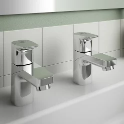 Ideal Standard Ceraplan Basin Pillar Taps -Bathroom Extractor Fans Sales bd247aa.ai1