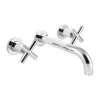 BagnoDesign Ibiza Chrome Wall Mounted 3-Hole Basin Mixer 2 BagnoDesign Ibiza Chrome Wall Mounted 3-Hole Basin Mixer -Bathroom Extractor Fans Sales bdmibi305acp l