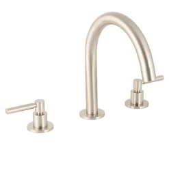 BagnoDesign M-Line Brushed Nickel 3 Hole Deck Mounted Basin Mixer