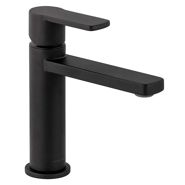 BagnoDesign Teatro Matt Black Mono Basin Mixer 4 BagnoDesign Teatro Matt Black Mono Basin Mixer - Image 2