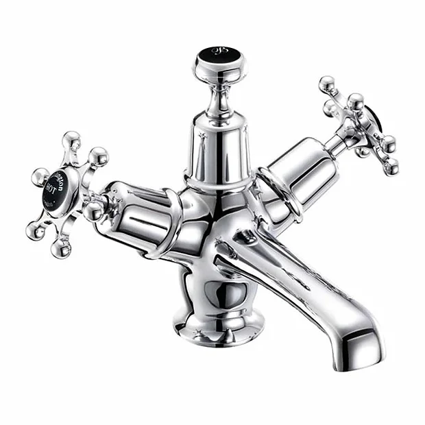 Urlington Bathroom Burlington Birkenhead Black Basin Mixer With Click-Clack Waste 4 Urlington Bathroom Burlington Birkenhead Black Basin Mixer With Click-Clack Waste - Image 2