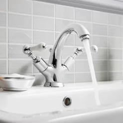 Crosswater Belgravia Lever Monobloc Basin Mixer Tap With Pop-up Waste