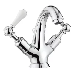 Crosswater - Belgravia Lever Highneck Monobloc Basin Mixer Tap With Pop-up Waste
