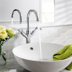 Crosswater - Belgravia Lever Tall Monobloc Basin Mixer Tap - Chrome