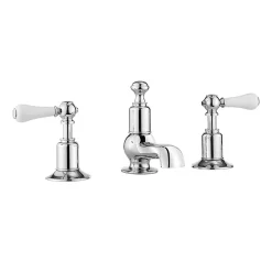 Crosswater Belgravia Lever 3 Tap Hole Basin Mixer -Bathroom Extractor Fans Sales bl130dpc lv l
