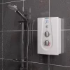 Bristan Glee Electric Shower White -Bathroom Extractor Fans Sales bristangleeelectricshowerwhited1