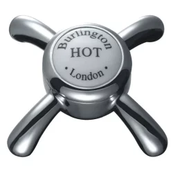 Urlington Bathroom Burlington Anglesey Regent - Chrome 3 Tap Hole Basin Mixer With Pop Up