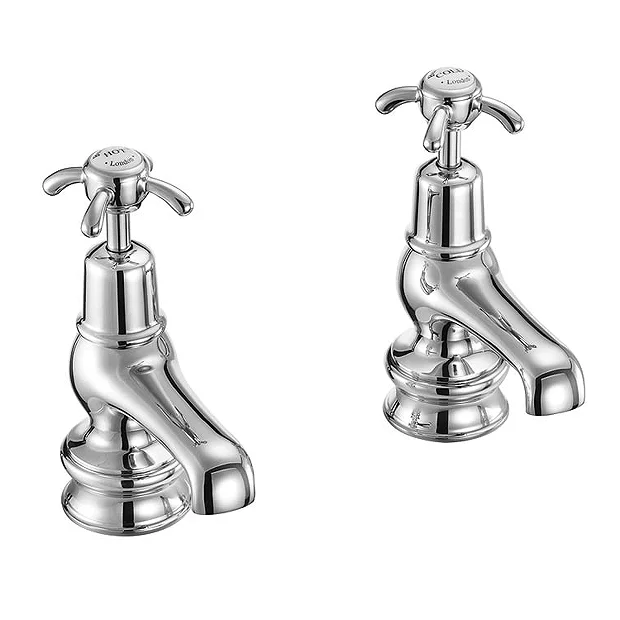 Urlington Bathroom Burlington Anglesey Regent - Chrome 3" Basin Taps 4 Urlington Bathroom Burlington Anglesey Regent - Chrome 3" Basin Taps - Image 2