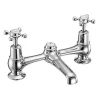 Urlington Bathroom Burlington Claremont - Chrome 2 Tap Hole Bridge Basin Mixer With Plug & Chain -Bathroom Extractor Fans Sales burlingtonclaremontchrome2tapholebridgebasinmixerwithplugchaincl10d2
