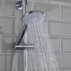 Bristan Buzz2 Cool Touch Bar Shower Mixer With Rigid Riser Kit - Chrome -Bathroom Extractor Fans Sales buz2shxdivctffc.ai1