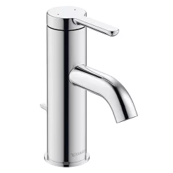 Duravit C.1 S-Size Single Lever Basin Mixer With Pop-up Waste - Chrome