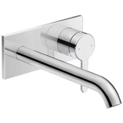 Duravit C.1 Wall Mounted Long Spout Single Lever Basin Mixer - Chrome