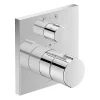 Duravit C.1 Square Thermostatic Shower Mixer With Diverter For Concealed Installation - Chrome -Bathroom Extractor Fans Sales c14200013010 l