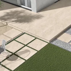 Victorian Plumbing Carmona Beige Outdoor Stone Effect Floor Tile - 600 X 900mm -Bathroom Extractor Fans Sales car6090bei d1