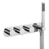 Crosswater Central Thermostatic Shower Valve With 3 Way Diverter & Shower Kit 2 Crosswater Central Thermostatic Shower Valve With 3 Way Diverter & Shower Kit -Bathroom Extractor Fans Sales ce2701rc l 1