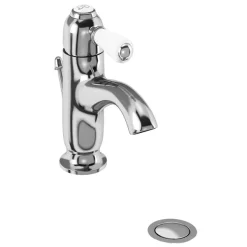 Urlington Bathroom Burlington Chelsea Curved Mono Basin Mixer Tap With Pop Up Waste