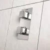Bristan - Cobalt Thermostatic Recessed Dual Control Shower Valve With Integral Diverter 2 Bristan - Cobalt Thermostatic Recessed Dual Control Shower Valve With Integral Diverter -Bathroom Extractor Fans Sales cobshcdivc d1