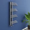 Victorian Plumbing Angelo Designer Heated Towel Rail W500 X H900mm - Chrome -Bathroom Extractor Fans Sales col076 d1