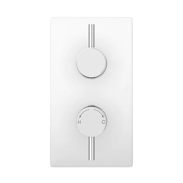 Cruze Bathroom Cruze Twin Round Concealed Shower Valve - Chrome 8 Cruze Bathroom Cruze Twin Round Concealed Shower Valve - Chrome - Image 6