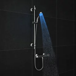 Cruze Bathroom Cruze LED Round Thermostatic Bar Valve + Slide Rail Kit 11 Cruze Bathroom Cruze LED Round Thermostatic Bar Valve + Slide Rail Kit -Bathroom Extractor Fans Sales cruzeledroundthermostaticbarvalvesliderailkit d2