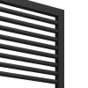 Cruze Bathroom Cruze Designer Heated Towel Rail - Matt Black (1813 X 500mm) -Bathroom Extractor Fans Sales crztr185 d1