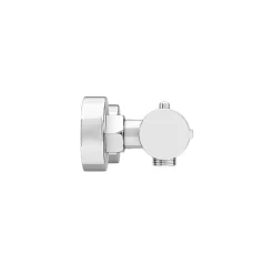 Cruze Bathroom Cruze Chrome Round Bar Shower Valve Inc. Slide Rail Kit With Pencil Handset