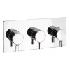 Crosswater - Design Triple Concealed Thermostatic Shower Valve