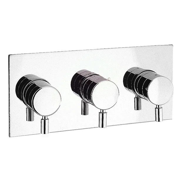 Crosswater - Design Triple Concealed Thermostatic Shower Valve 3 Crosswater - Design Triple Concealed Thermostatic Shower Valve