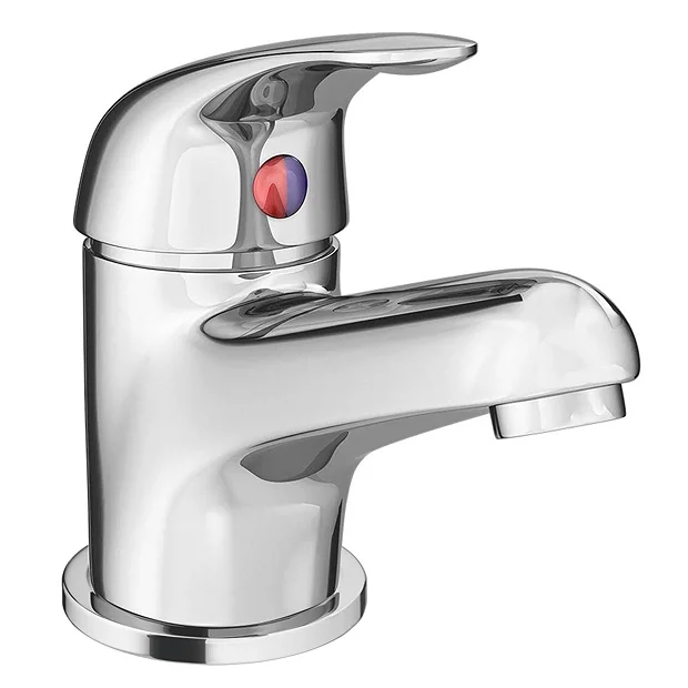 Victorian Plumbing Modern Single Lever Basin Tap - Chrome 4 Victorian Plumbing Modern Single Lever Basin Tap - Chrome - Image 2