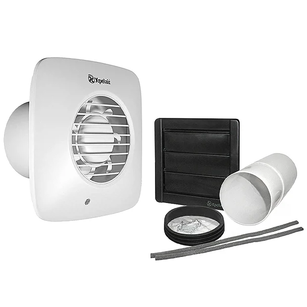 Xpelair Simply Silent Timer & Humidistat Square Extractor Fan 100mm 5 Xpelair Simply Silent Timer & Humidistat Square Extractor Fan 100mm - Image 3