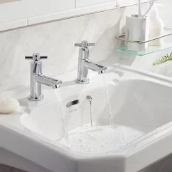 Bristan - Decade Contemporary Basin Taps - Chrome