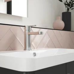 EcoDelux Giro Water Saving Mono Basin Mixer Tap With Waste -Bathroom Extractor Fans Sales ecotaprddetail1