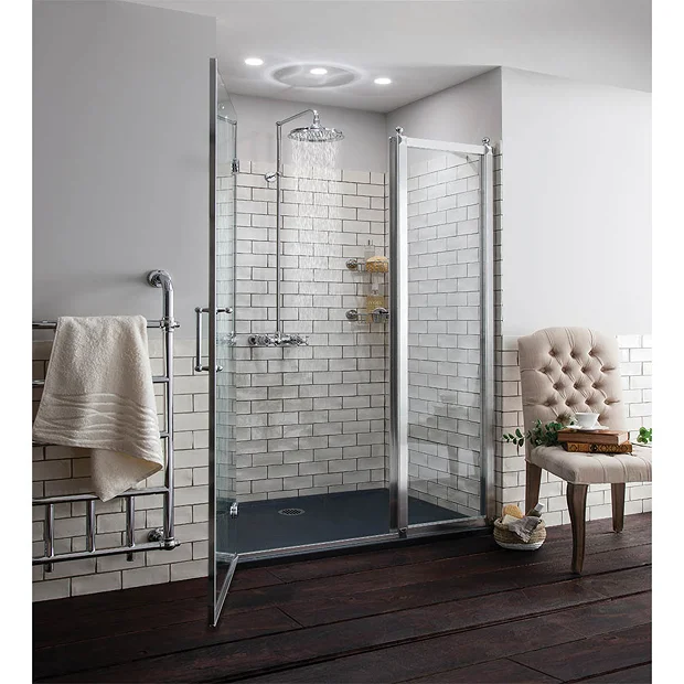Urlington Bathroom Burlington Eden Thermostatic Single Outlet Exposed Shower Bar Valve & Rigid Riser With Fixed Head 5 Urlington Bathroom Burlington Eden Thermostatic Single Outlet Exposed Shower Bar Valve & Rigid Riser With Fixed Head - Image 3