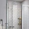 Urlington Bathroom Burlington Eden Thermostatic Single Outlet Exposed Shower Bar Valve & Rigid Riser With Fixed Head -Bathroom Extractor Fans Sales eden1 d4