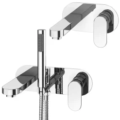 Victorian Plumbing Elite Wall Mounted Tap Package (Bath + Basin Tap)