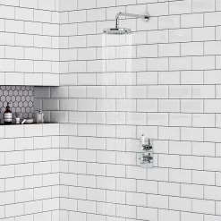 Victorian Plumbing Thames Traditional Twin Concealed Thermostatic Shower Valve -Bathroom Extractor Fans Sales esv21 d1