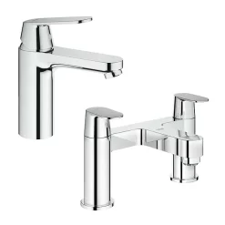 Grohe Eurosmart Cosmopolitan Tap Package (Bath + Basin Tap)