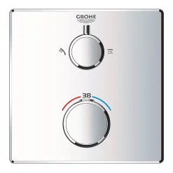 Grohe Grohtherm SmartConnect Square Head & Handset Shower Set 10 Grohe Grohtherm SmartConnect Square Head & Handset Shower Set -Bathroom Extractor Fans Sales gbtsquhss d2