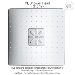 Grohe Grohtherm Smartcontrol Perfect Shower With Ceiling Mounted 310 Cube Shower Head + FREE BASIN TAP 10 Grohe Grohtherm Smartcontrol Perfect Shower With Ceiling Mounted 310 Cube Shower Head + FREE BASIN TAP -Bathroom Extractor Fans Sales gsb1 24166003 d2