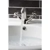 Crosswater - Belgravia Crosshead Highneck Monobloc Basin Mixer With Pop-up Waste - Nickel -Bathroom Extractor Fans Sales hg112dpn d1