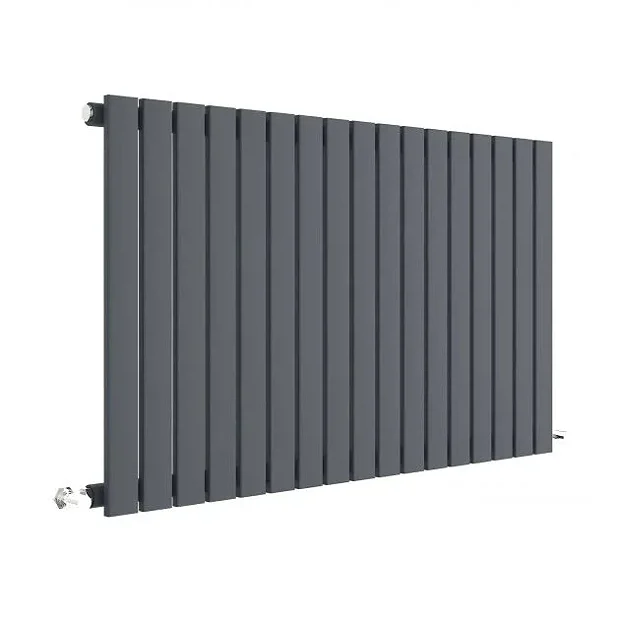 Hudson Reed Sloane 600 X 992mm Horizontal Single Panel Radiator - Anthracite 4 Hudson Reed Sloane 600 X 992mm Horizontal Single Panel Radiator - Anthracite - Image 2