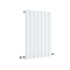 Hudson Reed Sloane 600 X 412mm Horizontal Single Panel Radiator - Satin White -Bathroom Extractor Fans Sales hlw54 l
