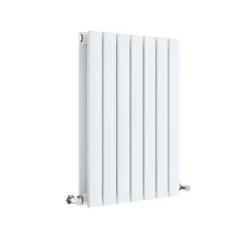 Hudson Reed Sloane 600 X 412mm Horizontal Double Panel Radiator - Satin White 6 Hudson Reed Sloane 600 X 412mm Horizontal Double Panel Radiator - Satin White -Bathroom Extractor Fans Sales hlw54d l